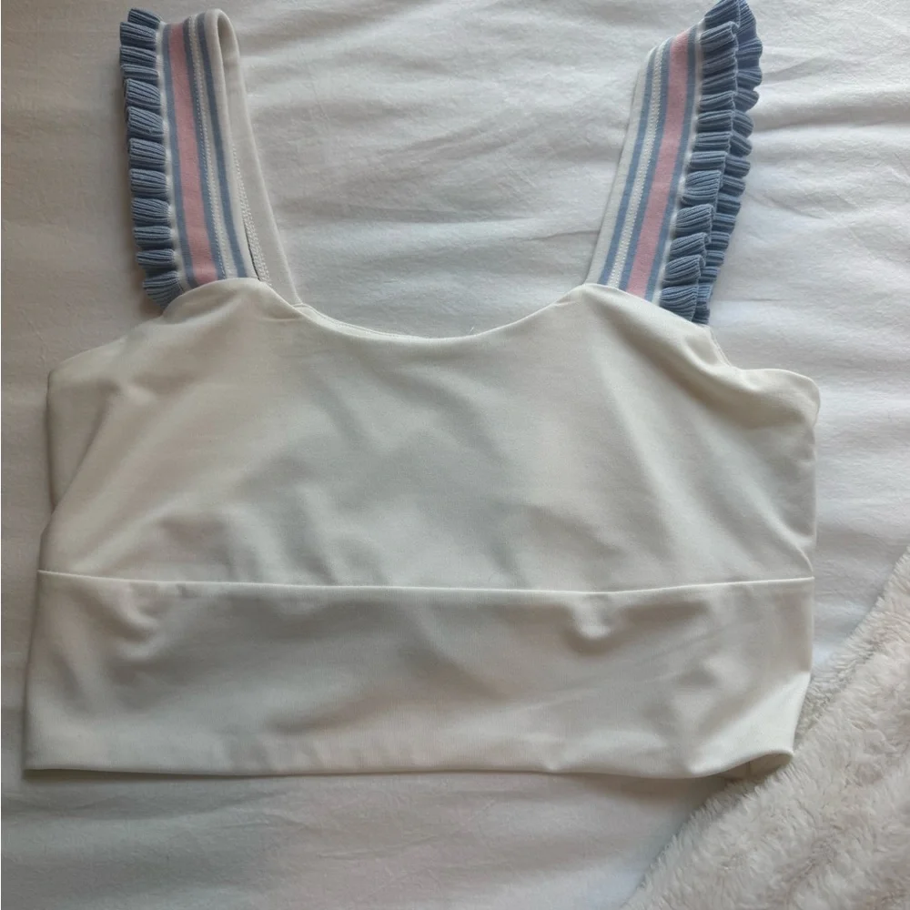 Altar’d State athletic Ruffle Tank - Picture 4 of 4